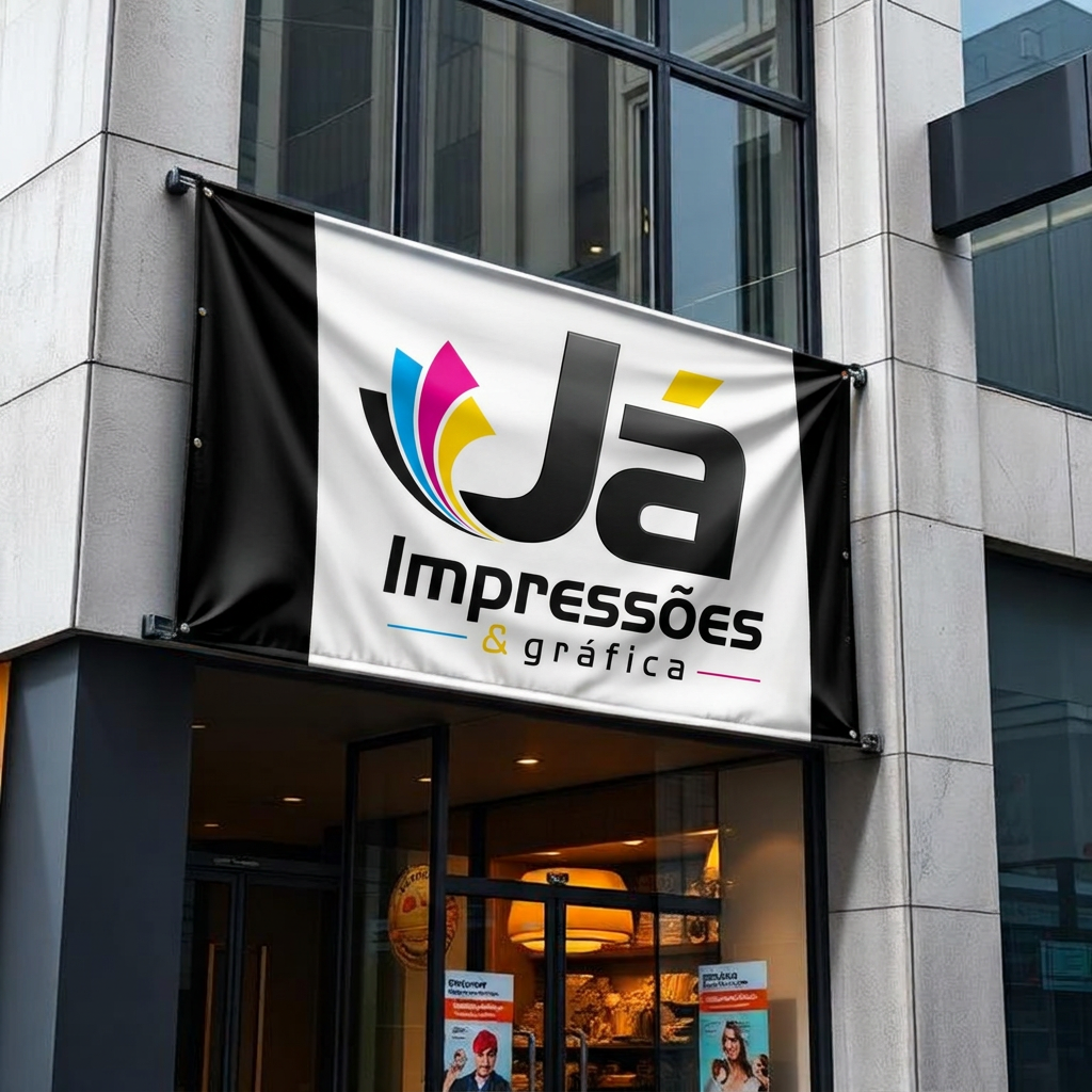 Mockup de Banner em Lona